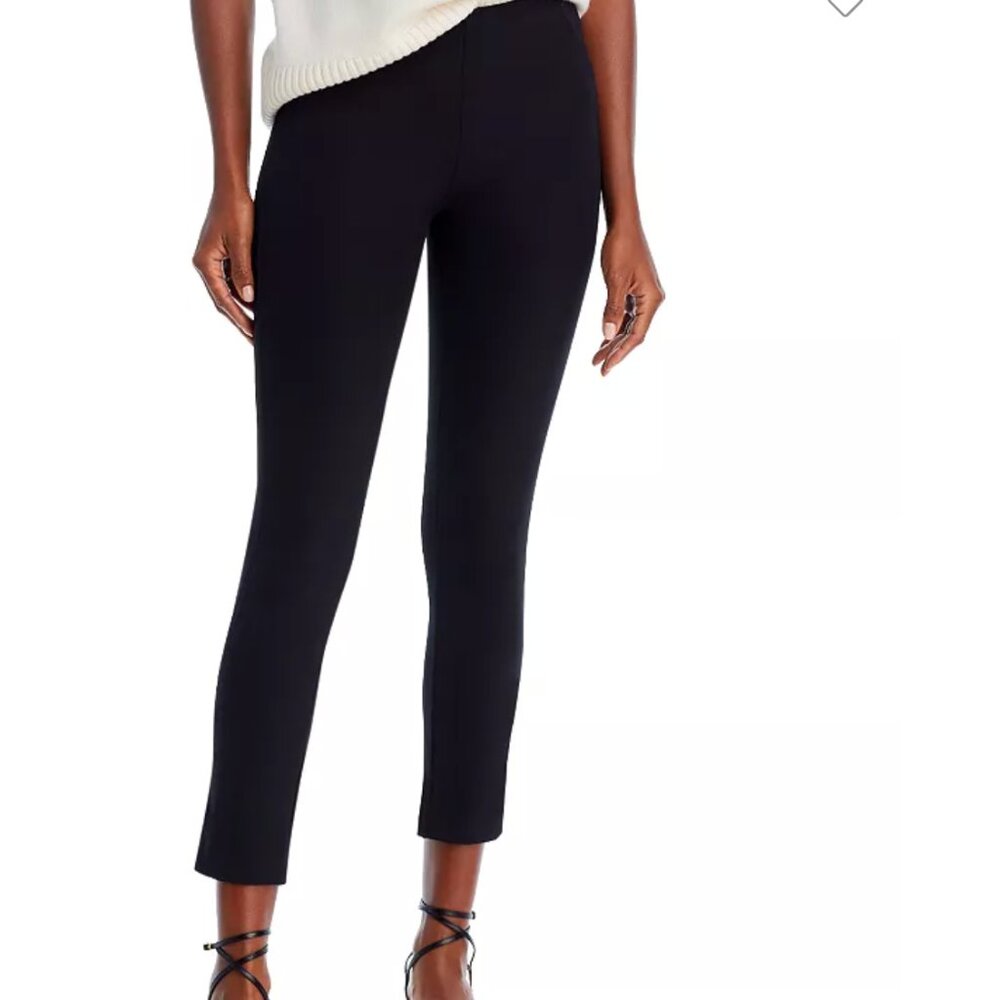 Veronica Beard: Zip Back Black Scuba Pants Size 4